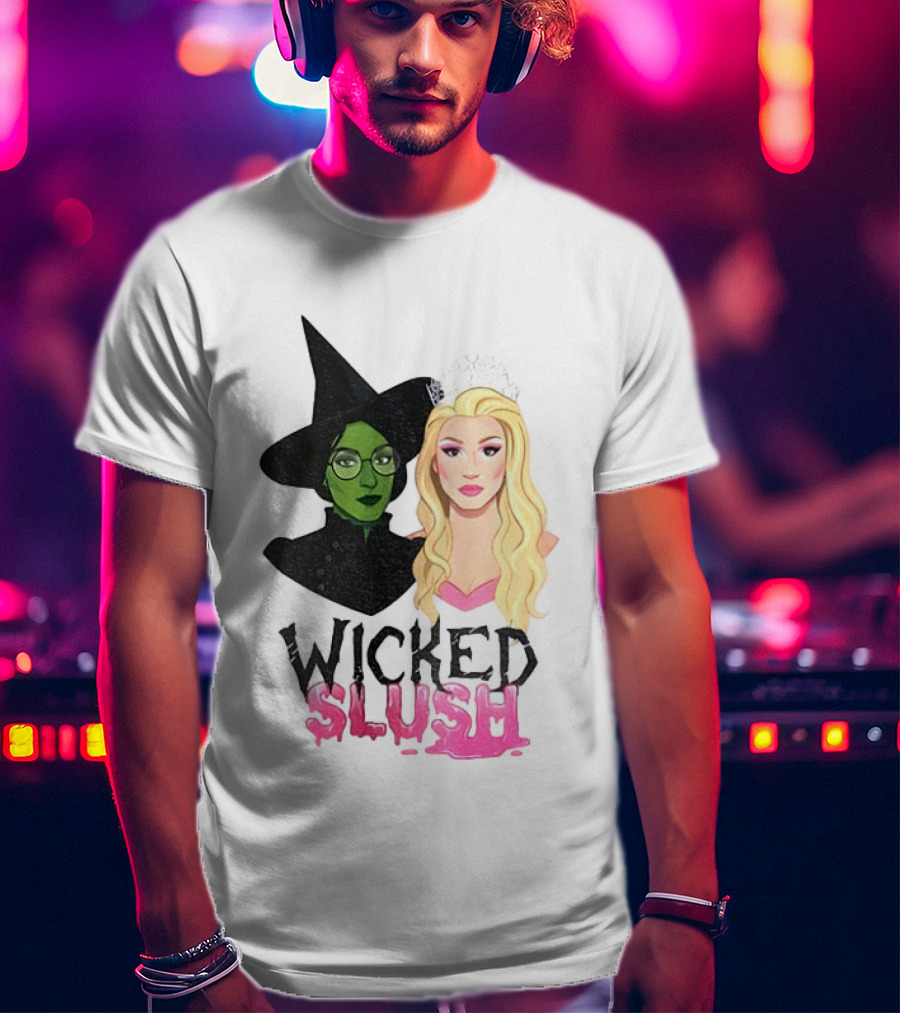 Wicked Slush Elphaba Glinda Disney Noobz T-Shirt