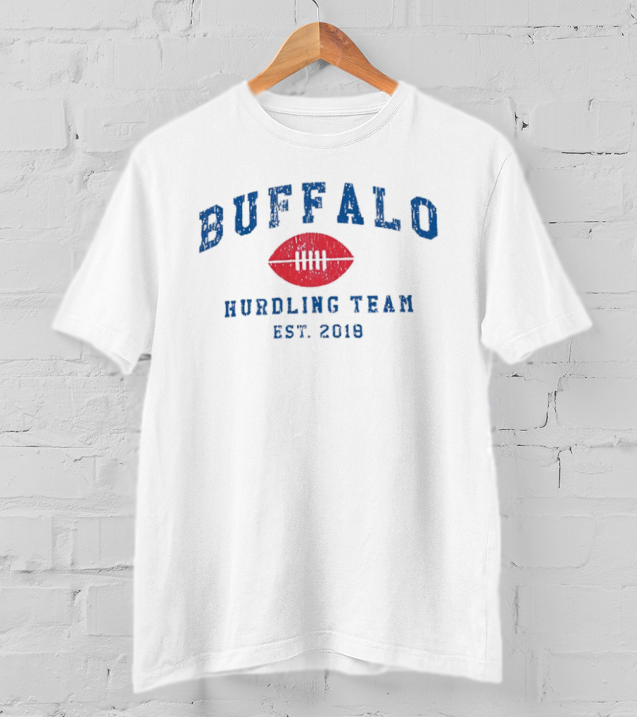 Buffalo Hurdling Team Est 2019 Football T-Shirt