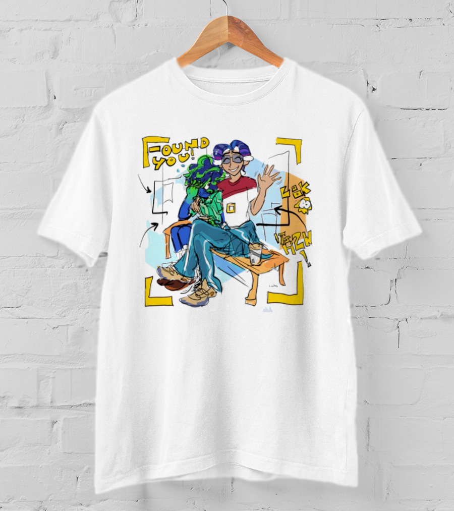Found You Splatoon Nintendo Art Style Inkling Vibes T-Shirt