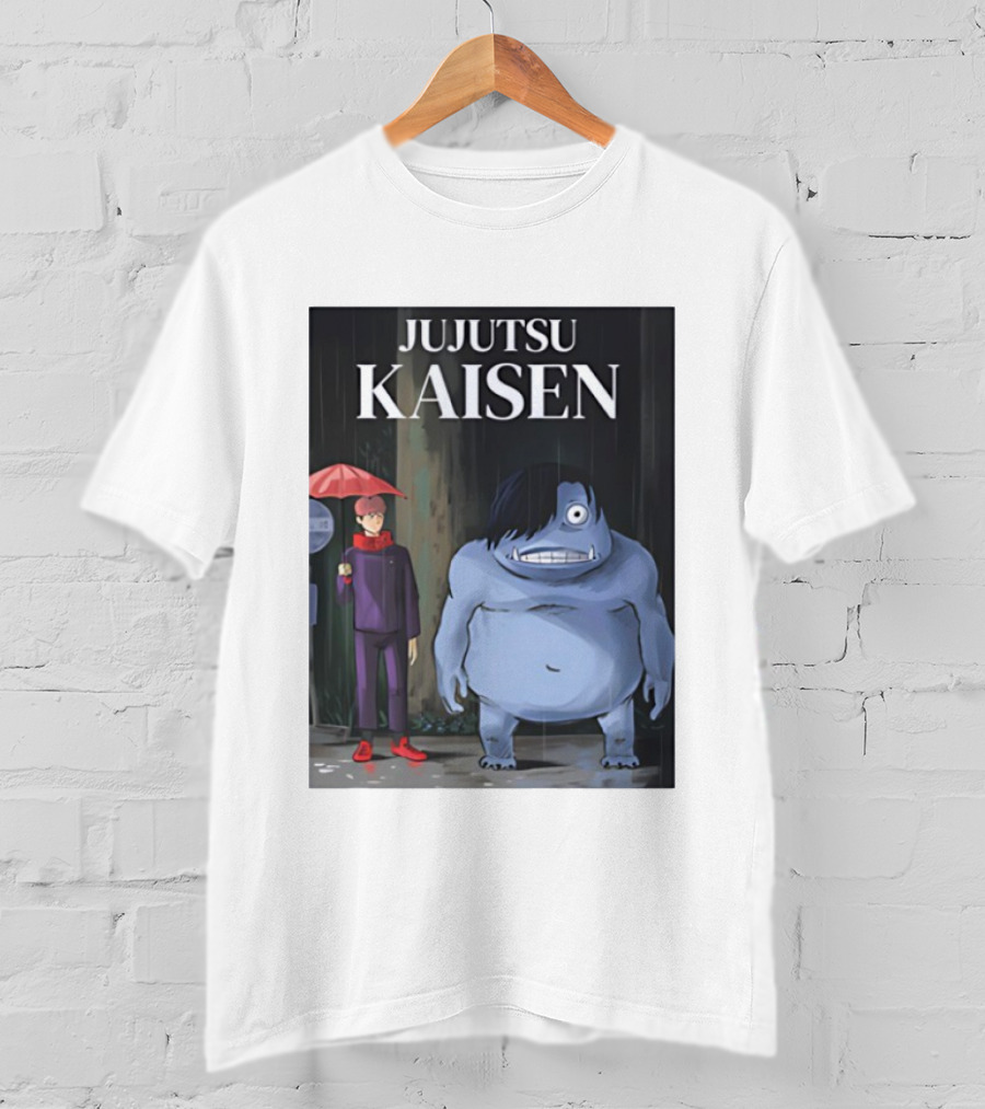 Jujutsu Kaisen Meets Totoro Anime T-Shirt