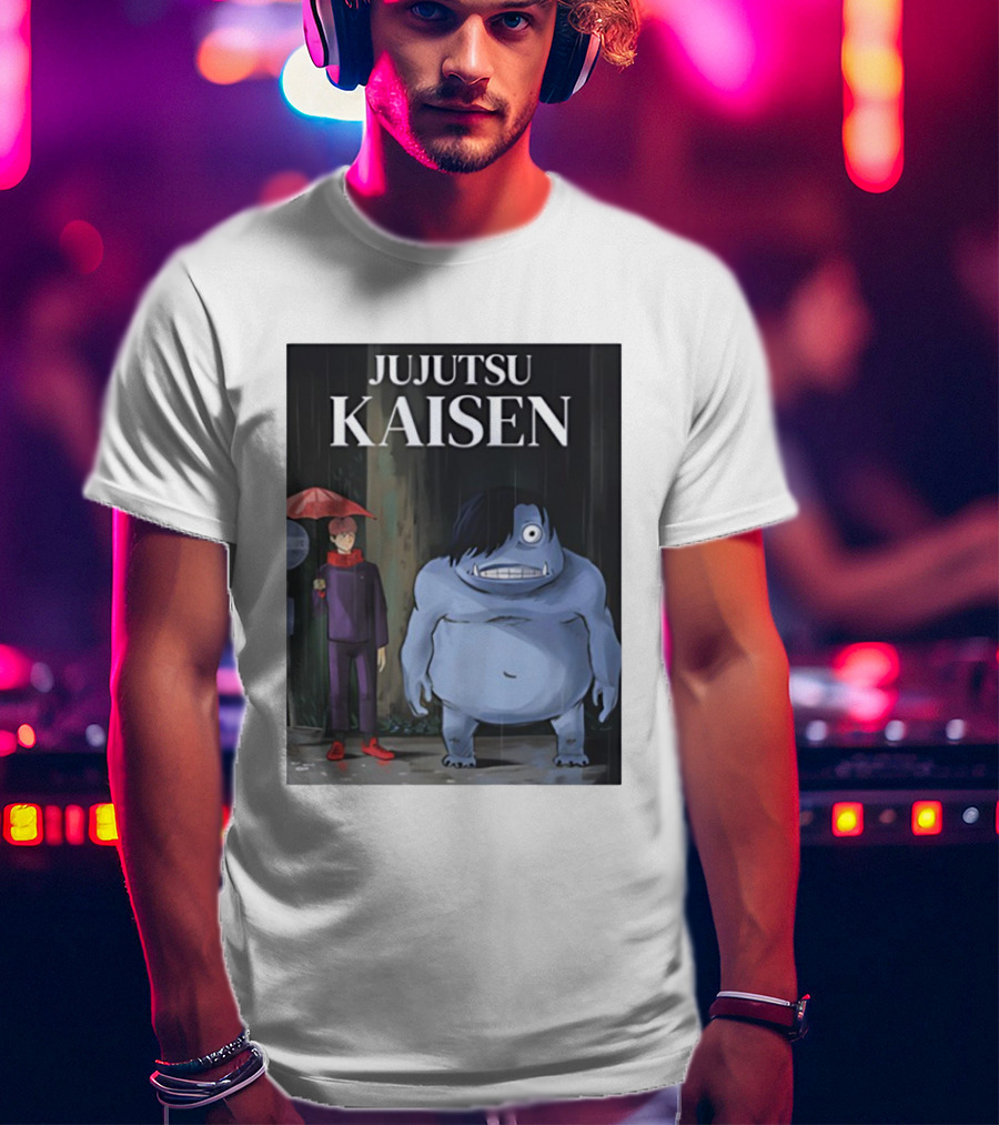Jujutsu Kaisen Meets Totoro Anime T-Shirt