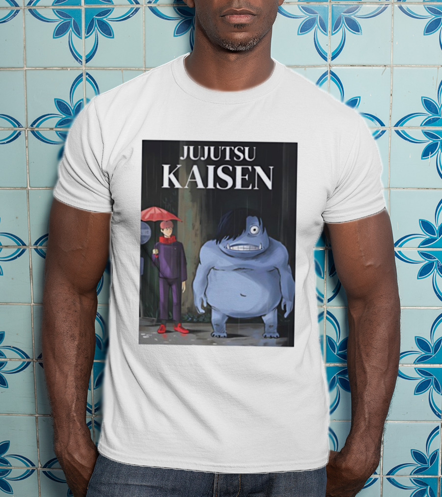 Jujutsu Kaisen Meets Totoro Anime T-Shirt