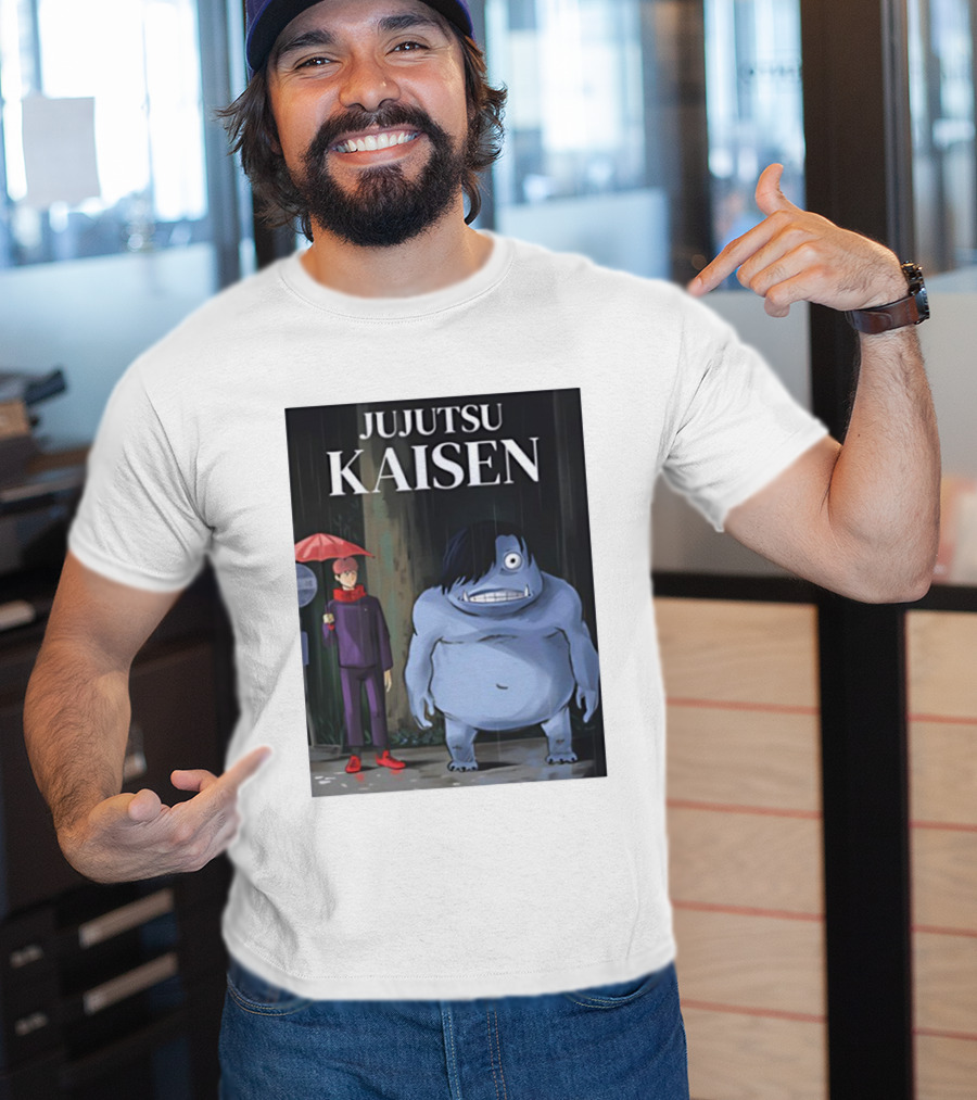 Jujutsu Kaisen Meets Totoro Anime T-Shirt