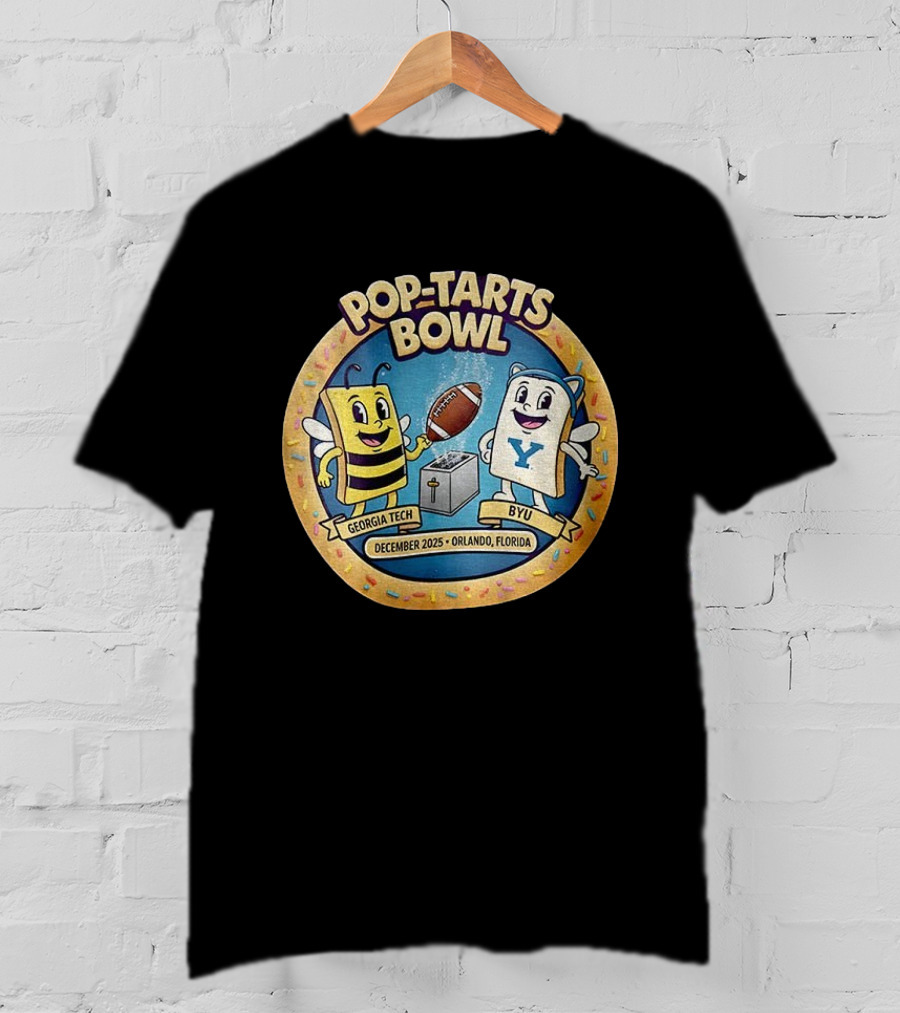 Pop Tarts Bowl Georgia Tech Vs BYU December 2025 Orlando Florida Football Event T-Shirt