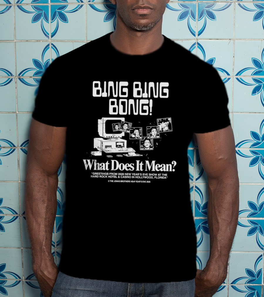 Bing Bing Bong What Does It Mean Monsters Love Scary Weird Fun Show Hollywood Florida 2026 T-Shirt