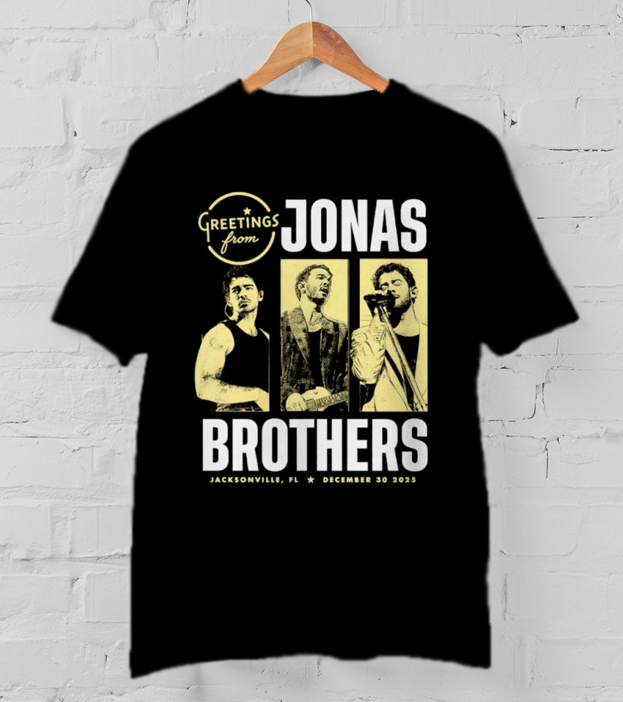 Greetings From Jonas Brothers 2025 Hershey PA December 10 T-Shirt