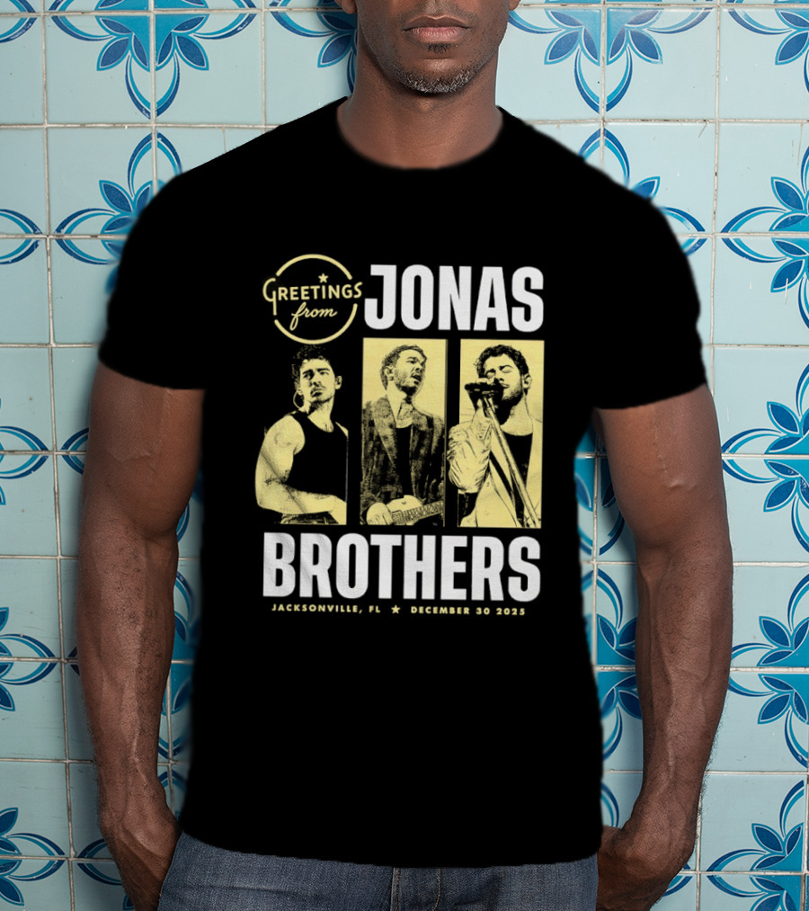Greetings From Jonas Brothers 2025 Hershey PA December 10 T-Shirt