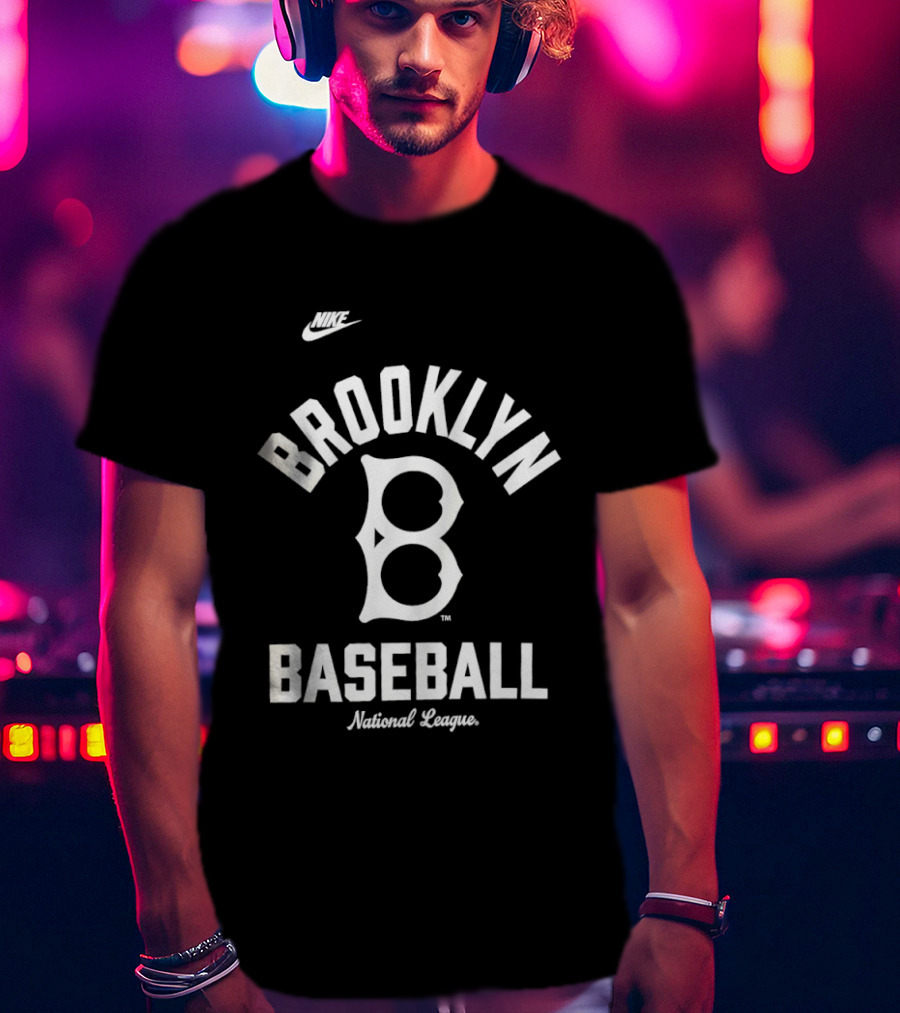 Brooklyn Baseball National League Nike Dodgers B T-Shirt