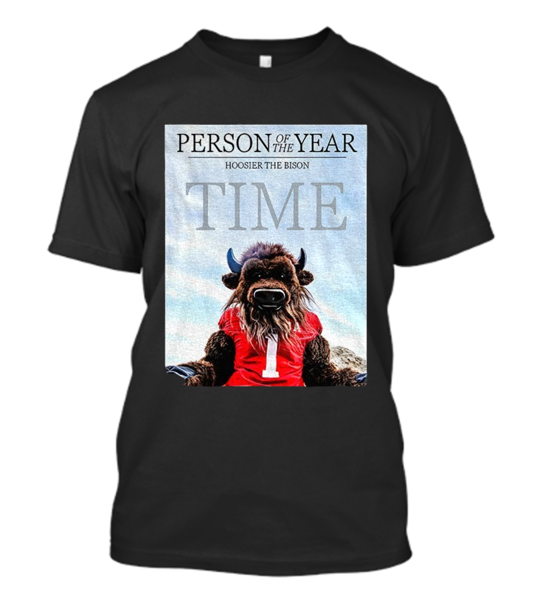 Indiana Hoosiers Football Hoosier The Bison Person Of The Year TIME T-Shirt