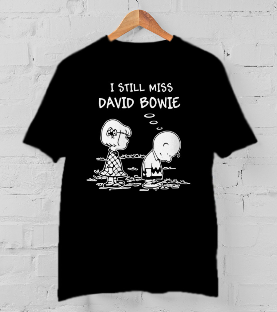 Charlie Brown I Still Miss David Bowie Peanuts Snoopy Nostalgia T-Shirt