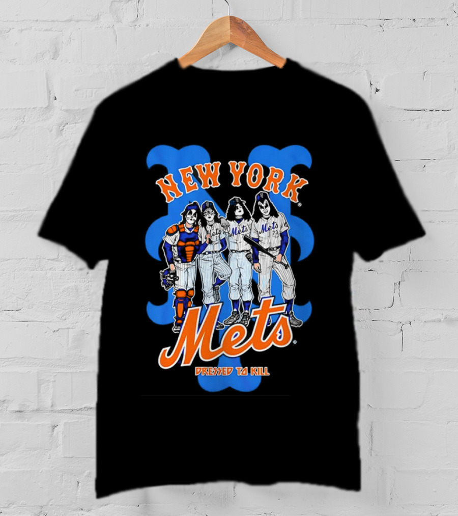 New York Mets Dressed To Kill Collaboration T-Shirt