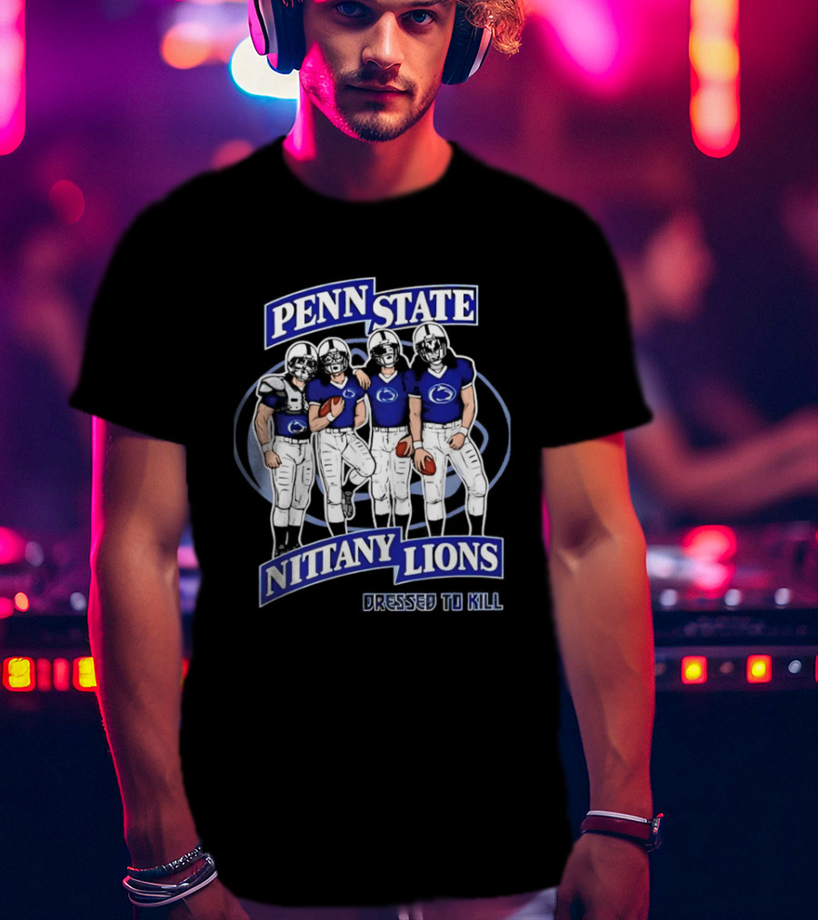 Penn State Nittany Lions Dressed To Kill Football Players T-Shirt