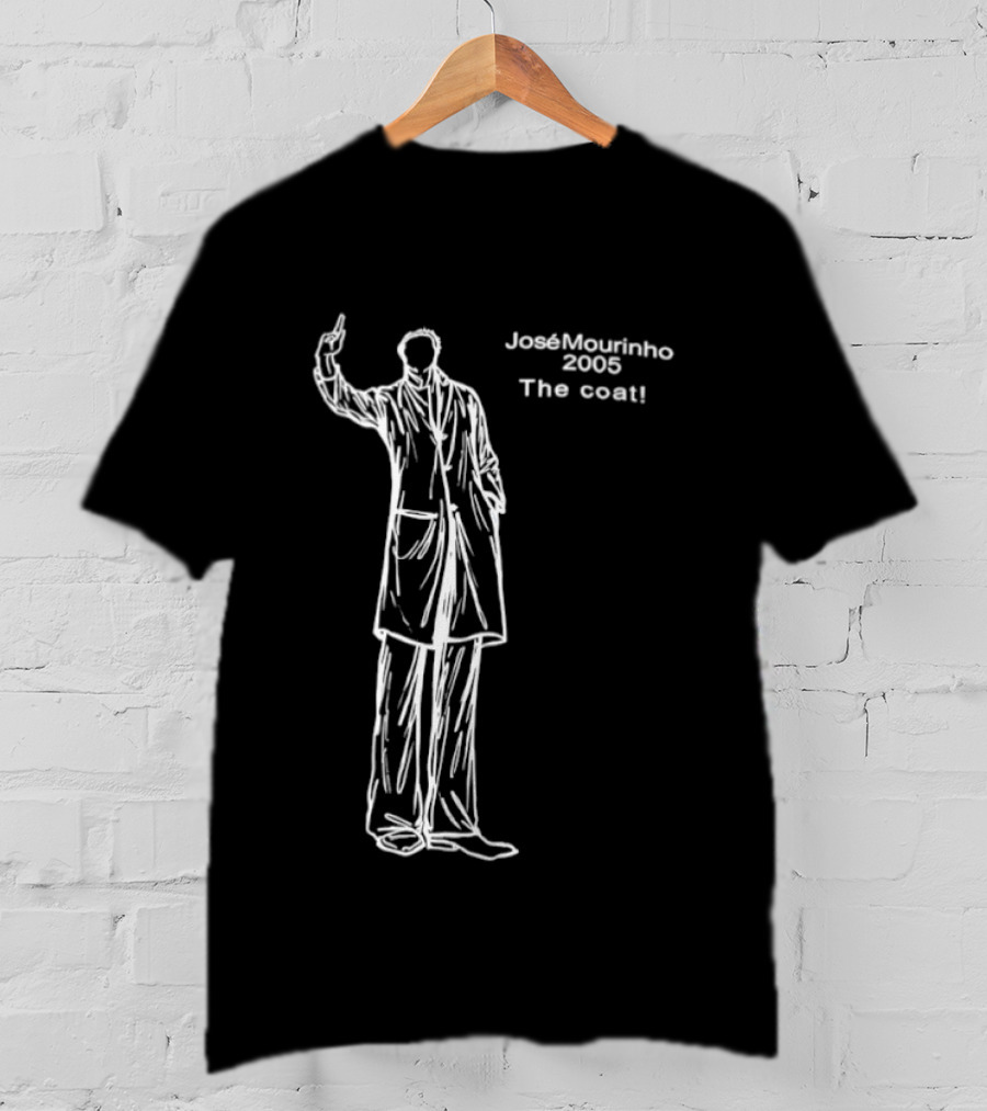 Jose Mourinho 2005 The Coat Iconic Gesture T-Shirt