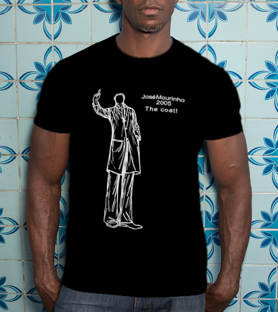 Jose Mourinho 2005 The Coat Iconic Gesture T-Shirt