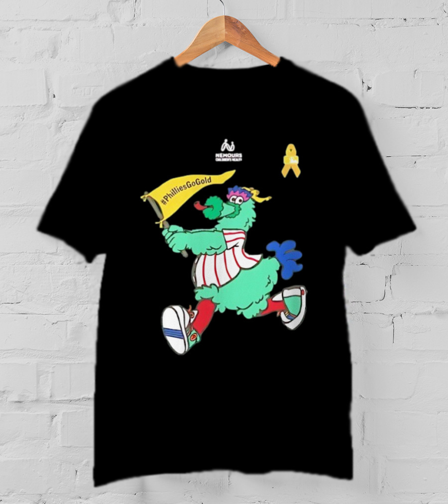 Nemours Childhood Partnership With Philadelphia Phillies #PhilliesGoGold T-Shirt