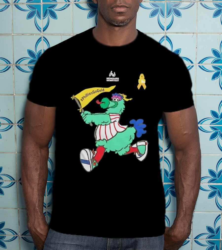 Nemours Childhood Partnership With Philadelphia Phillies #PhilliesGoGold T-Shirt