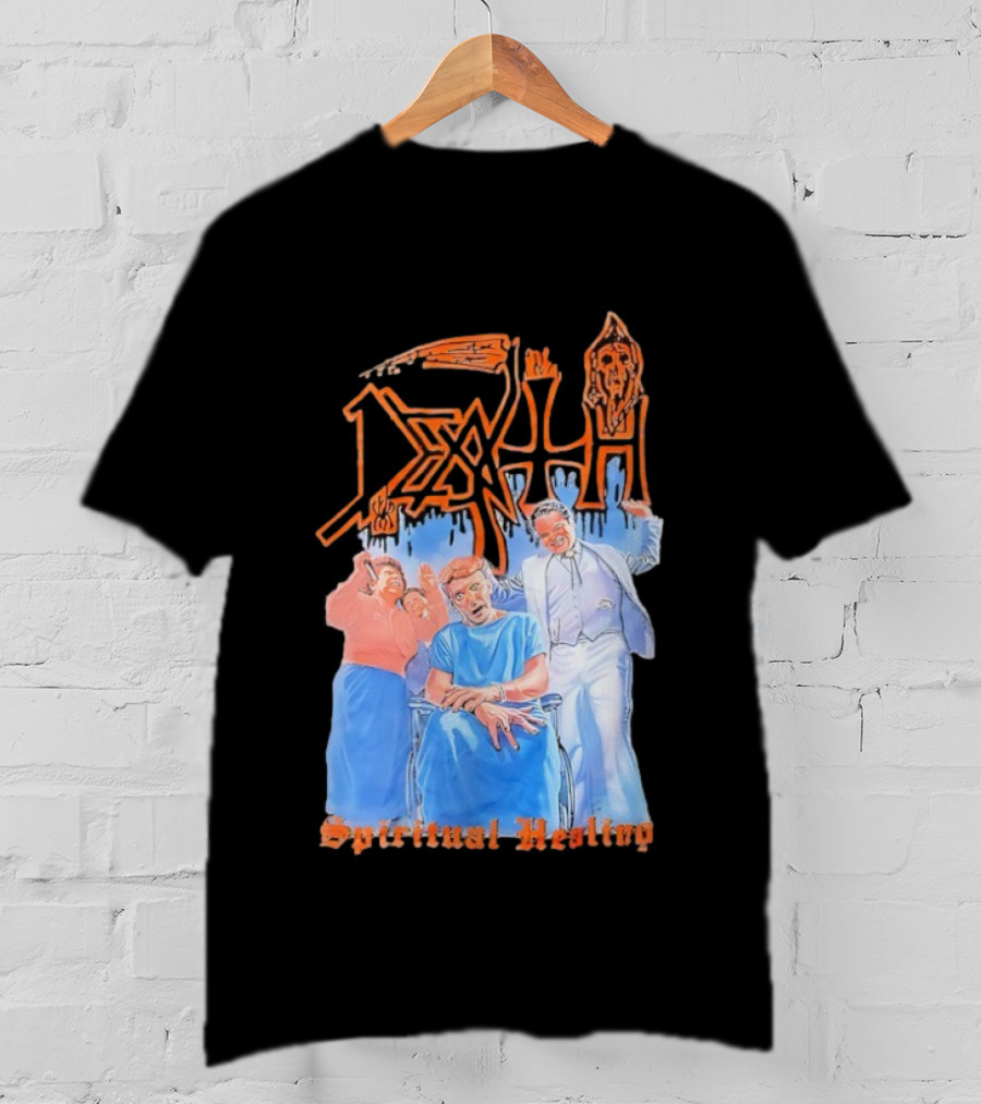 Death Spiritual Healing Album Cover Artwork By Ed Repka T-Shirt