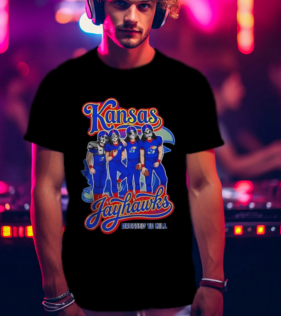 Kansas Jayhawks Dressed To Kill Football Players T-Shirt