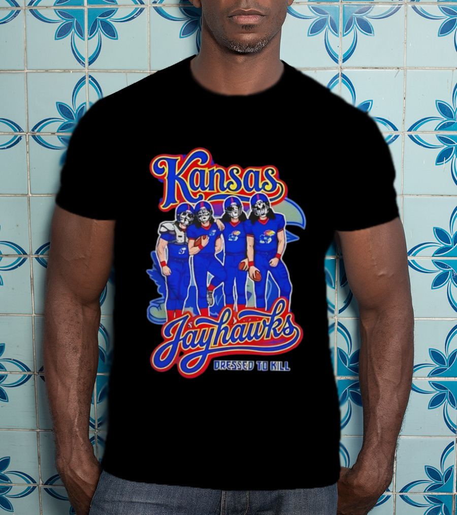 Kansas Jayhawks Dressed To Kill Football Players T-Shirt