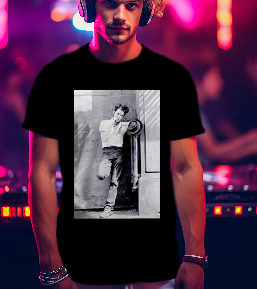 Robin Buckley Tom Waits Smoking Pose T-Shirt