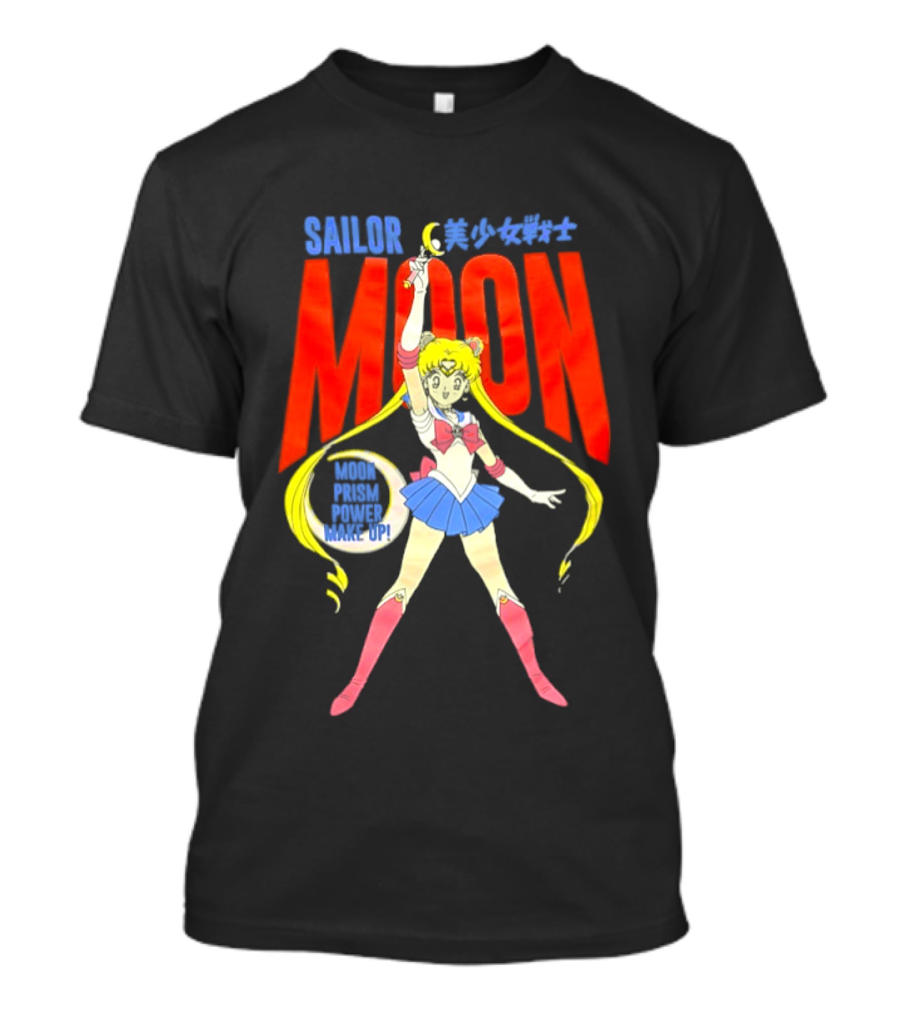 Sailor Moon Prism Power Make Up Anime Iconic Transformation T-Shirt