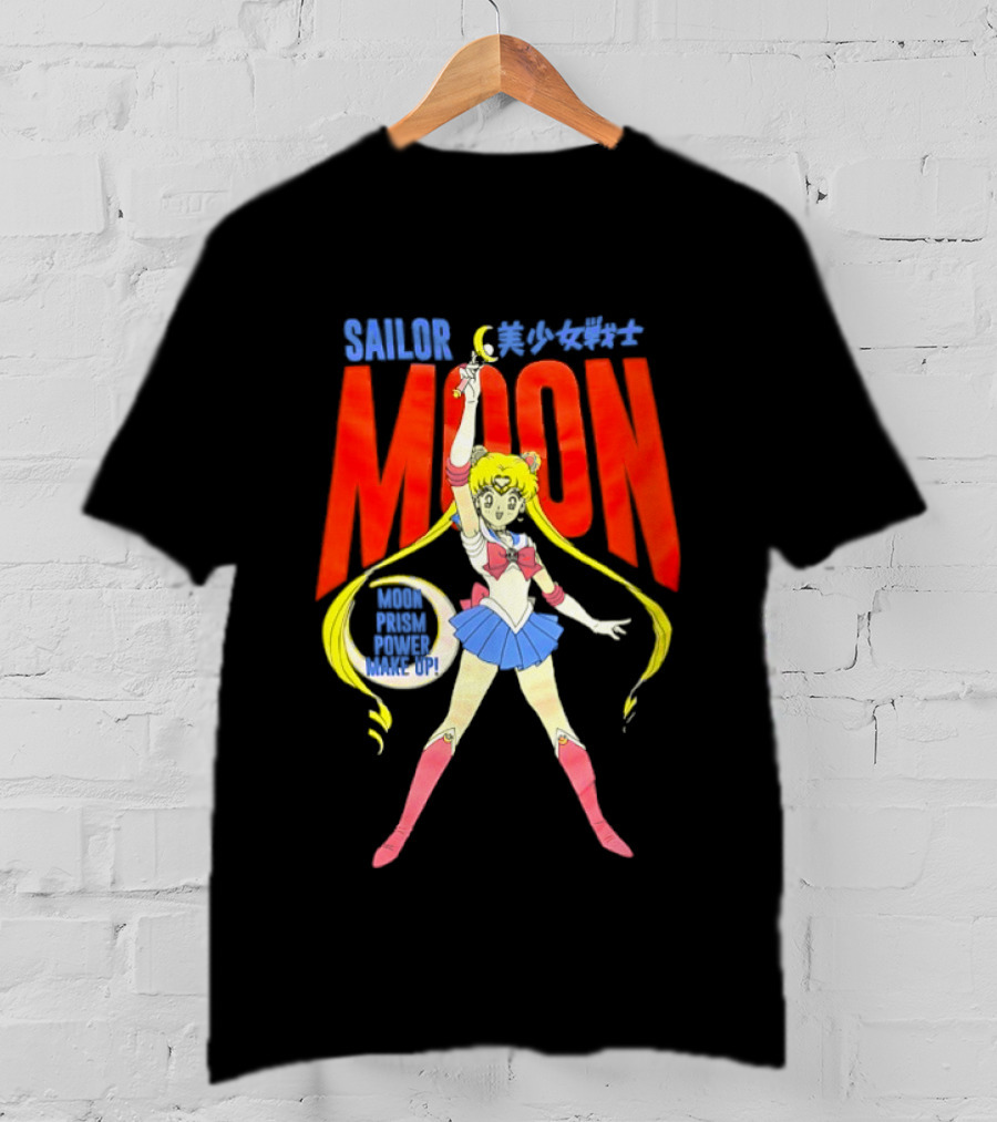 Sailor Moon Prism Power Make Up Anime Iconic Transformation T-Shirt
