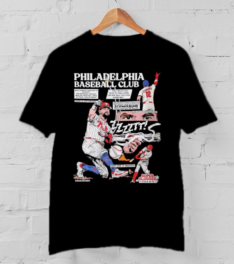 Philadelphia Baseball Club Schwarbomb Super Slugger T-Shirt