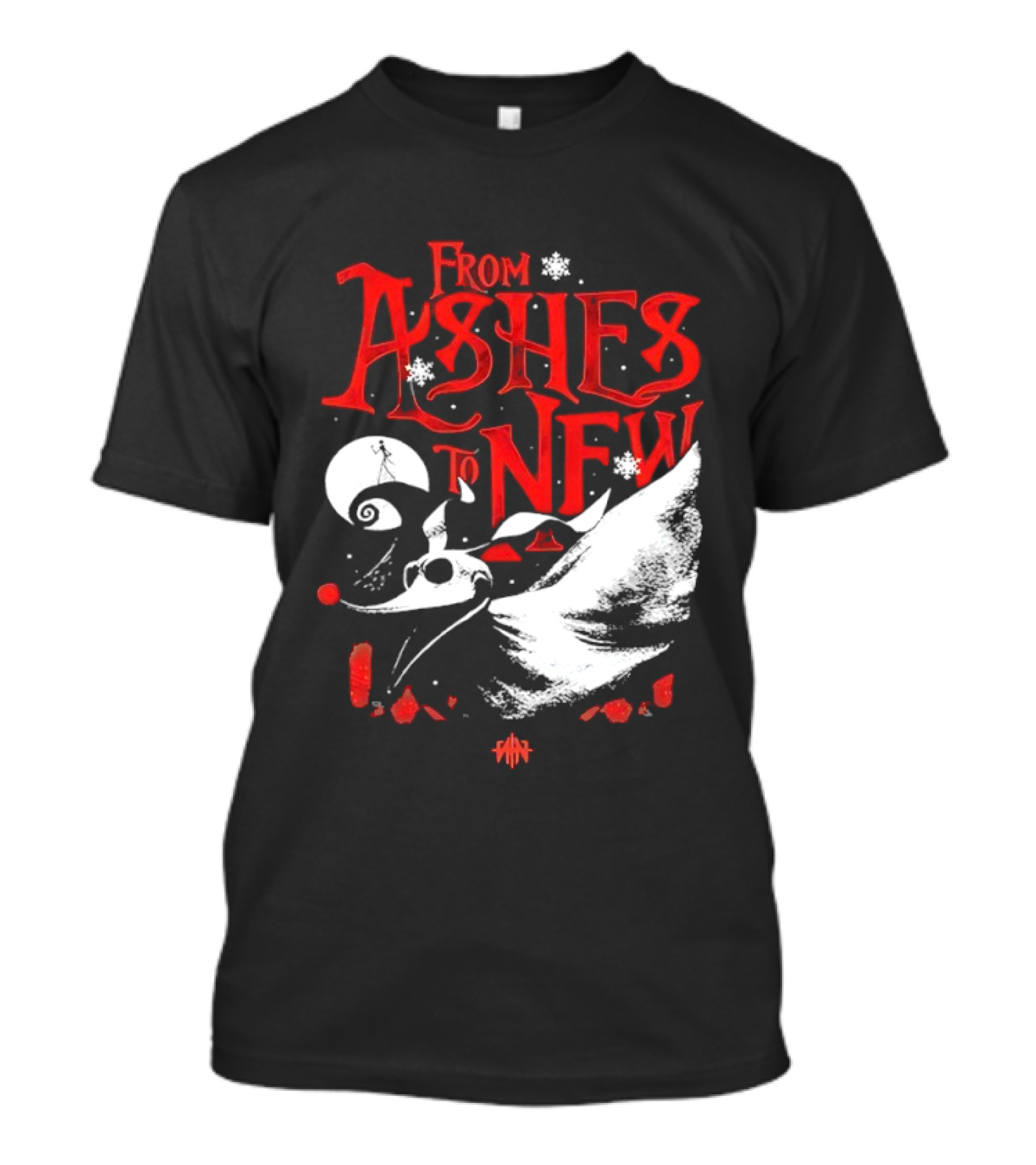 From Ashes To New Nightmare Before Christmas Skull 2025 T-Shirt