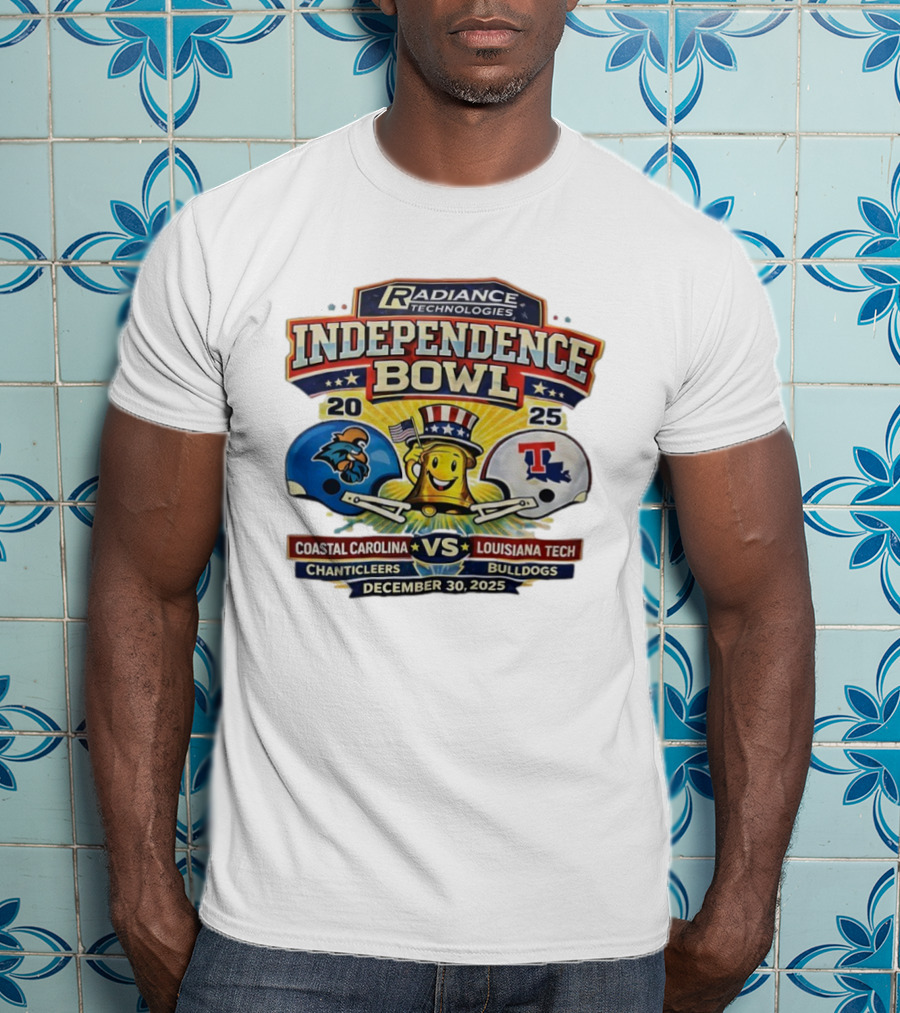 Radiance Technologies Independence Bowl 2025 Coastal Carolina Chanticleers Vs Louisiana Tech Bulldogs December 30 T-Shirt