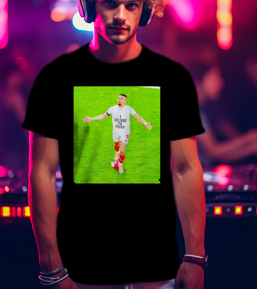 Gabriel Jesus I Belong To Jesus Arsenal FC T-Shirt