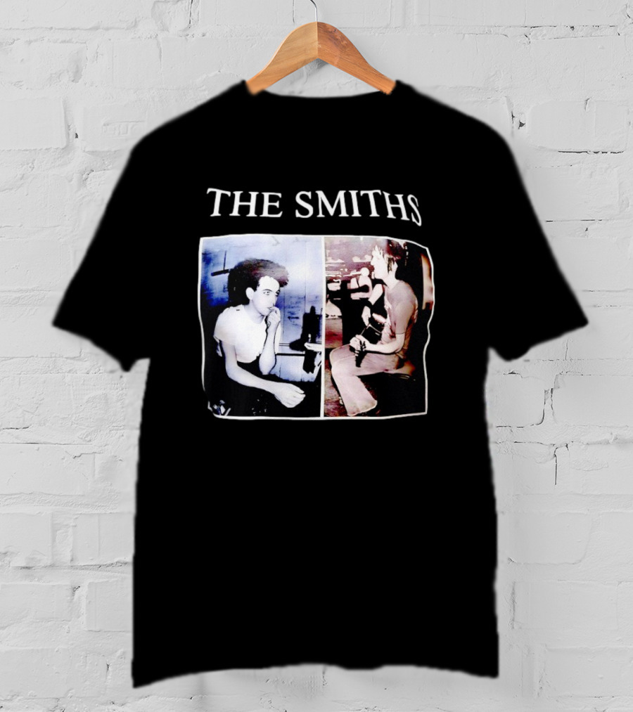 The Smiths Morrissey Johnny Marr Vintage Album Photo T-Shirt