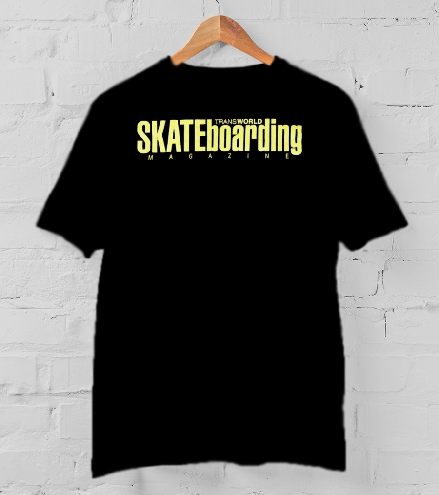 Transworld Skateboarding Magazine Classic Style Yellow T-Shirt