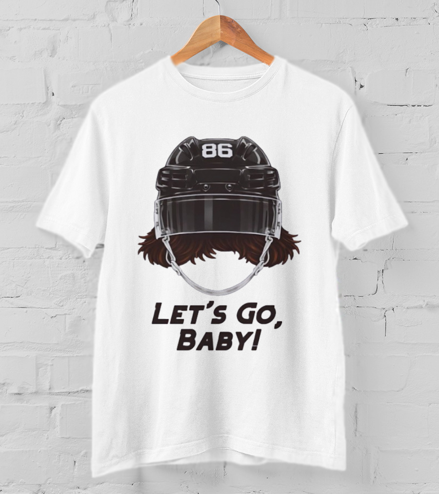 Jack Hughes Let’s Go Baby New Jersey Devils Hockey T-Shirt