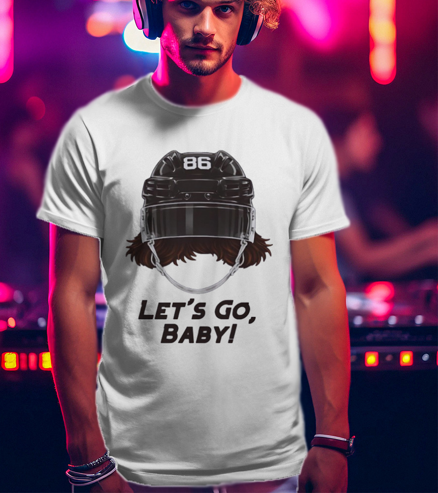 Jack Hughes Let’s Go Baby New Jersey Devils Hockey T-Shirt