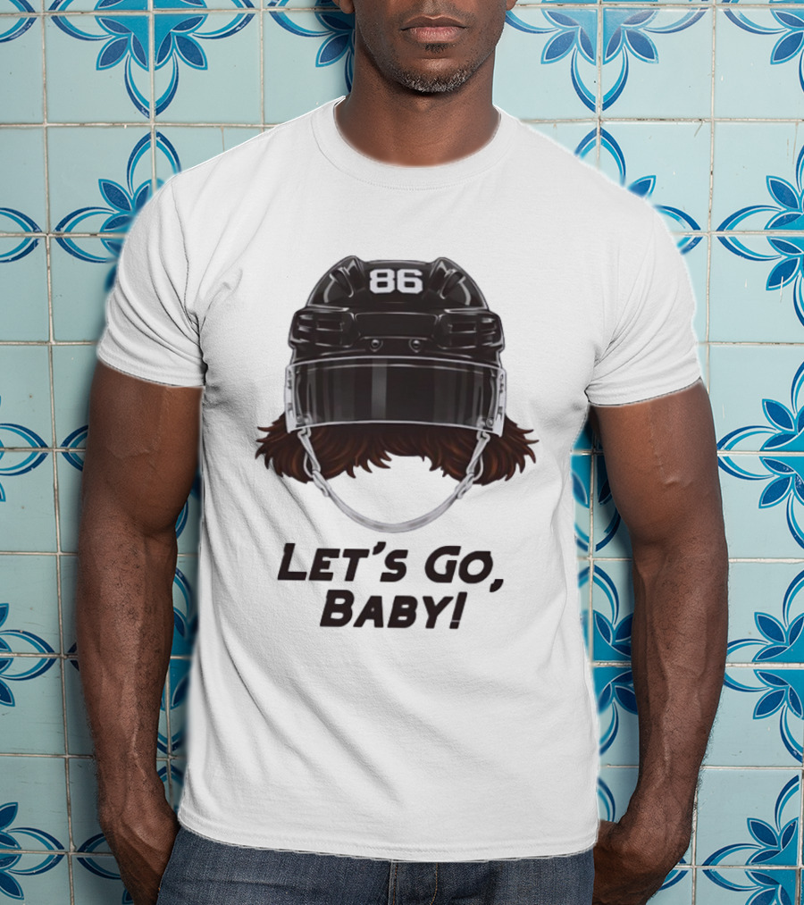 Jack Hughes Let’s Go Baby New Jersey Devils Hockey T-Shirt