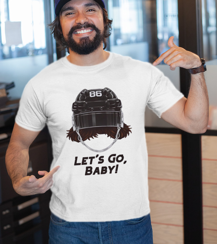 Jack Hughes Let’s Go Baby New Jersey Devils Hockey T-Shirt