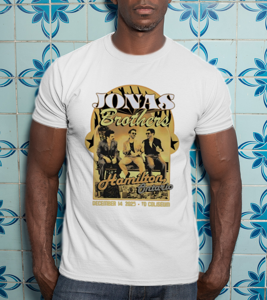 Jonas Brothers Hamilton Ontario December 14 2025 TD Coliseum T-Shirt