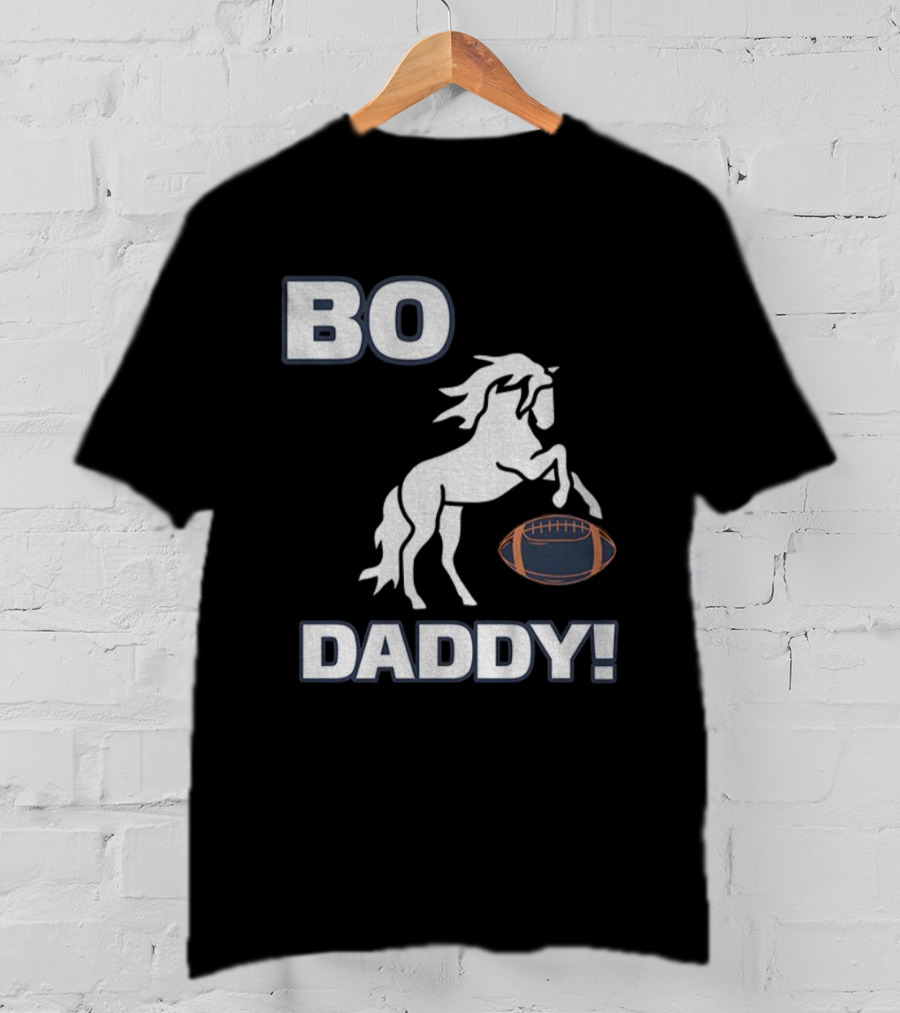 Bo Nix Denver Broncos Football Bo Daddy NFL 2025 Horseball T-Shirt