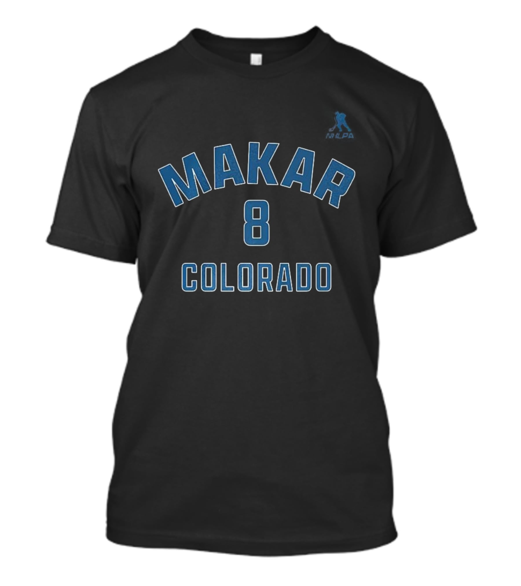 Cale Makar 8 Colorado Avalanche Hockey T-Shirt