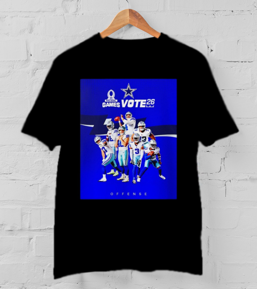 Dallas Cowboys Pro Bowl Games Vote 26 Offense T-Shirt