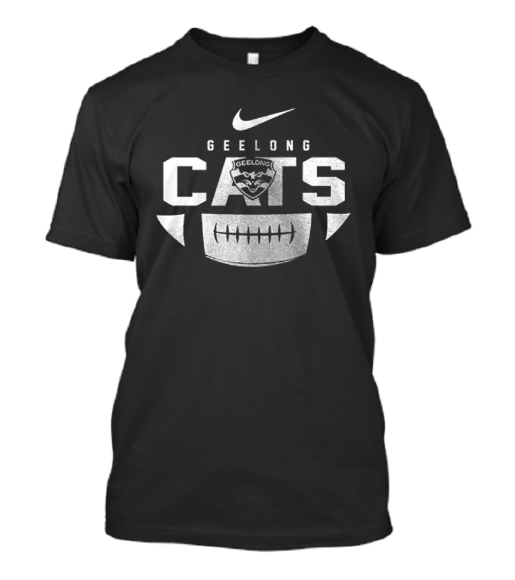 Geelong Cats Go Cats Nike Mascot Football T-Shirt