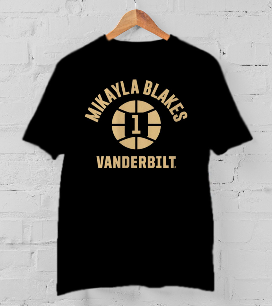 Mikayla Blakes 1 Vanderbilt Basketball T-Shirt