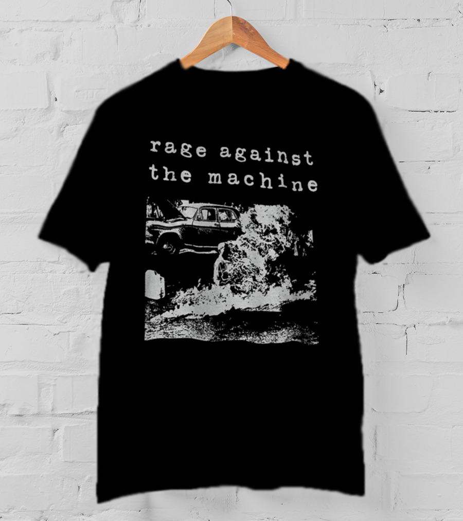 Rage Against The Machine Vintage Album Cover Amalgalm T-Shirt