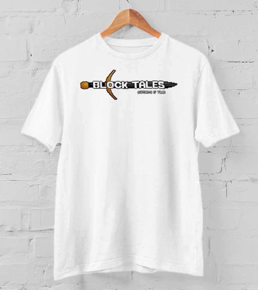 Block Tales Swords Of Time Pickaxe Bow And Sword T-Shirt