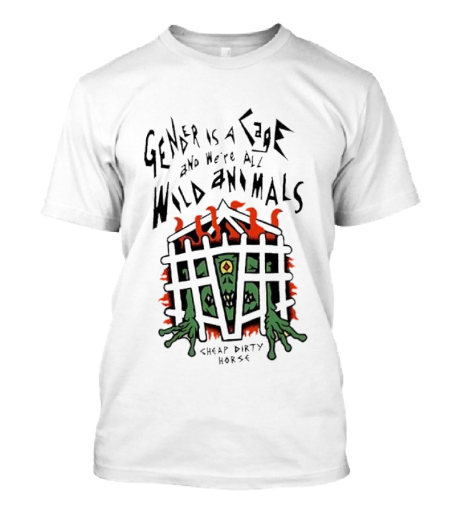 Ender Is A Cage And We’re All Wild Animals Cheap Dirty Horse T-Shirt