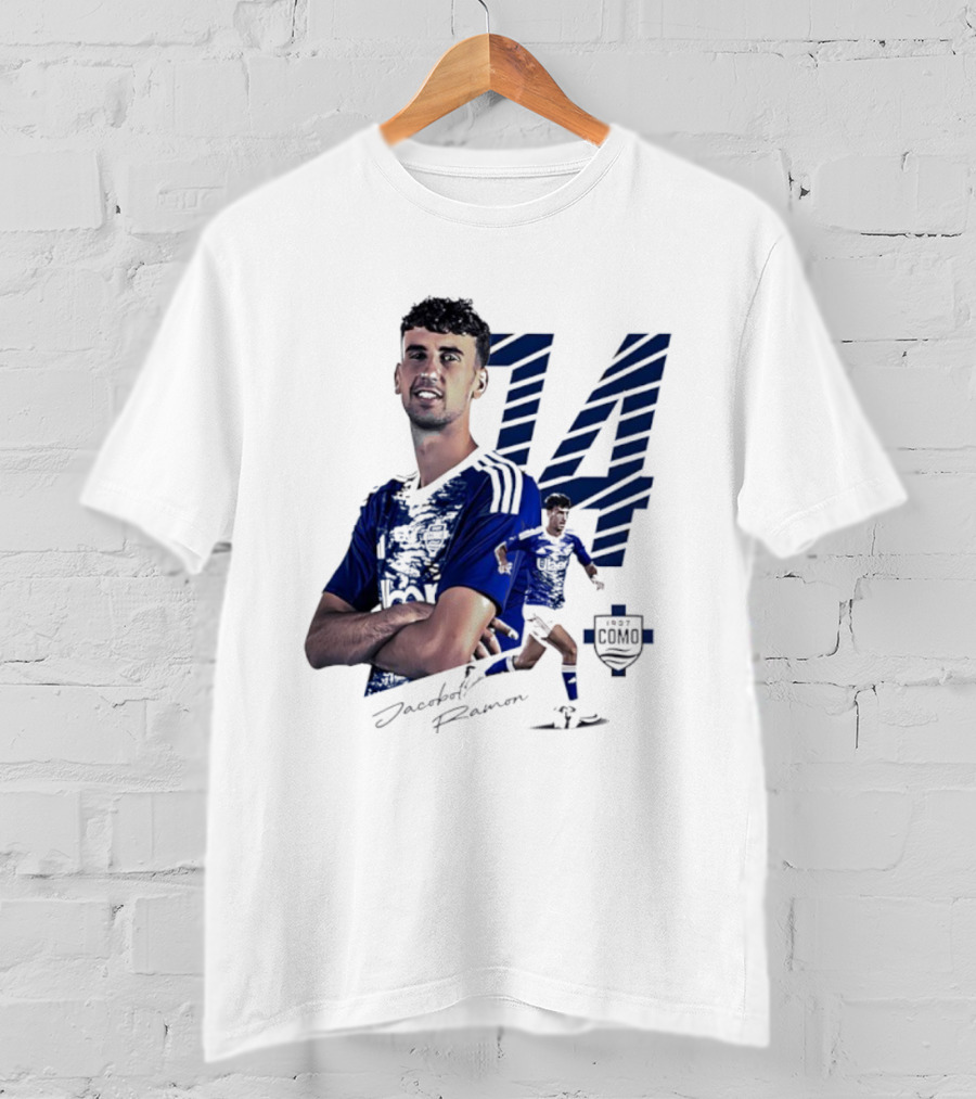 Jacobo Ramon 14 Como 1907 Players Collection Signature T-Shirt