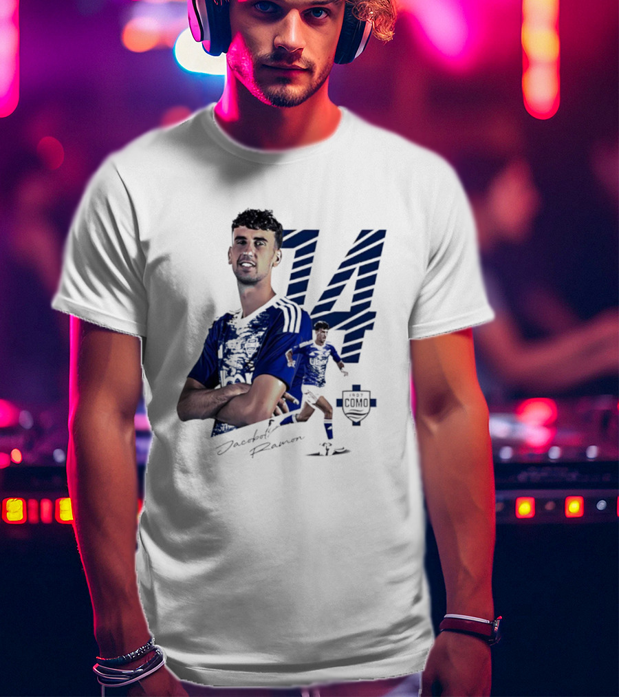 Jacobo Ramon 14 Como 1907 Players Collection Signature T-Shirt