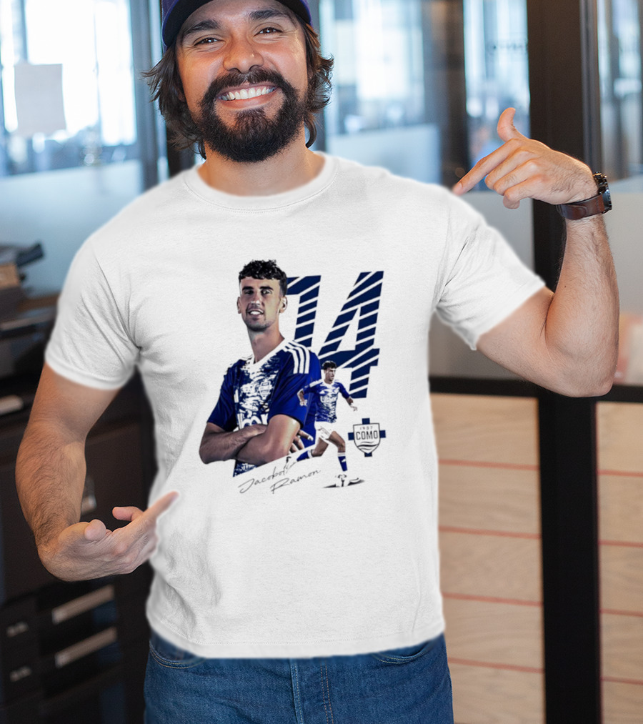 Jacobo Ramon 14 Como 1907 Players Collection Signature T-Shirt