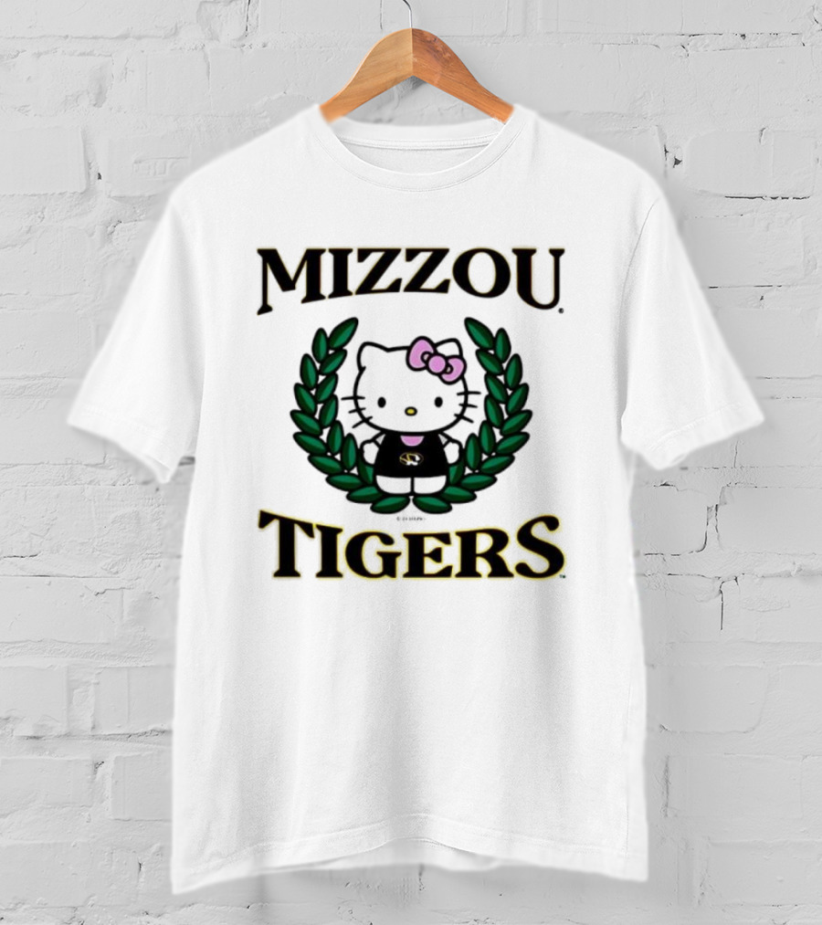 Mizzou Tigers Hello Kitty University Of Missouri Fan Collection T-Shirt