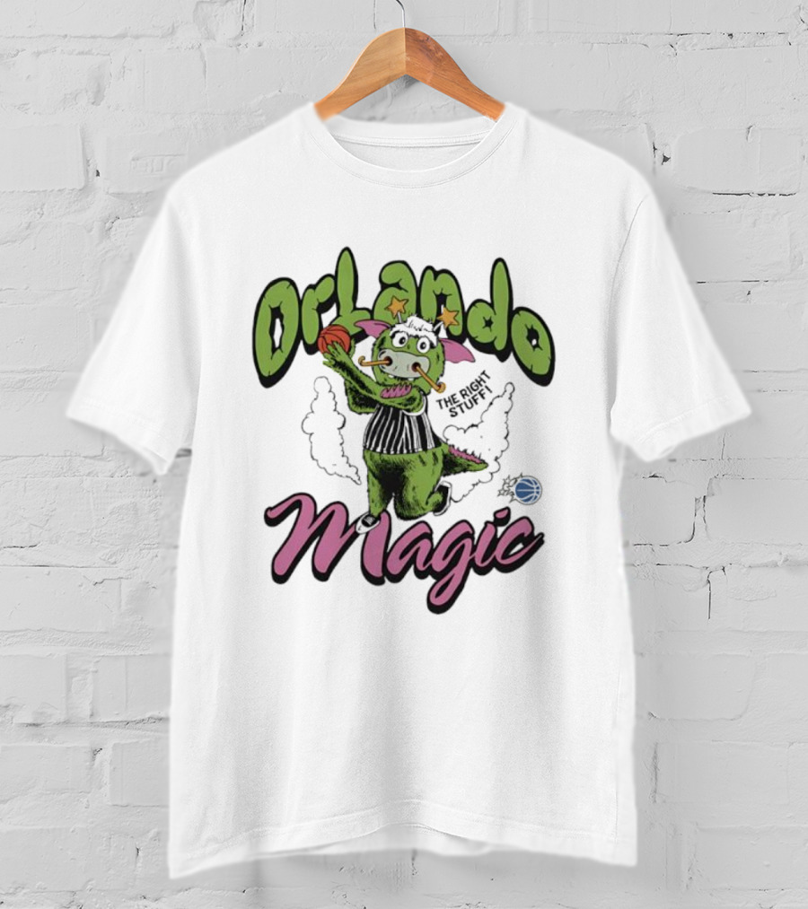 Orlando Magic The Right Stuff Mascot Basketball Creature T-Shirt